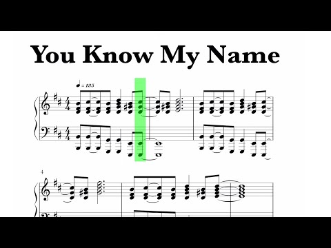 You Know My Name (theme from James Bond: Casino Royale) sheet music for  voice, piano or guitar