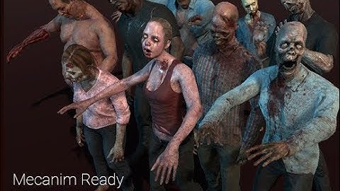 Zombies Pack V2 - Unity Character Download