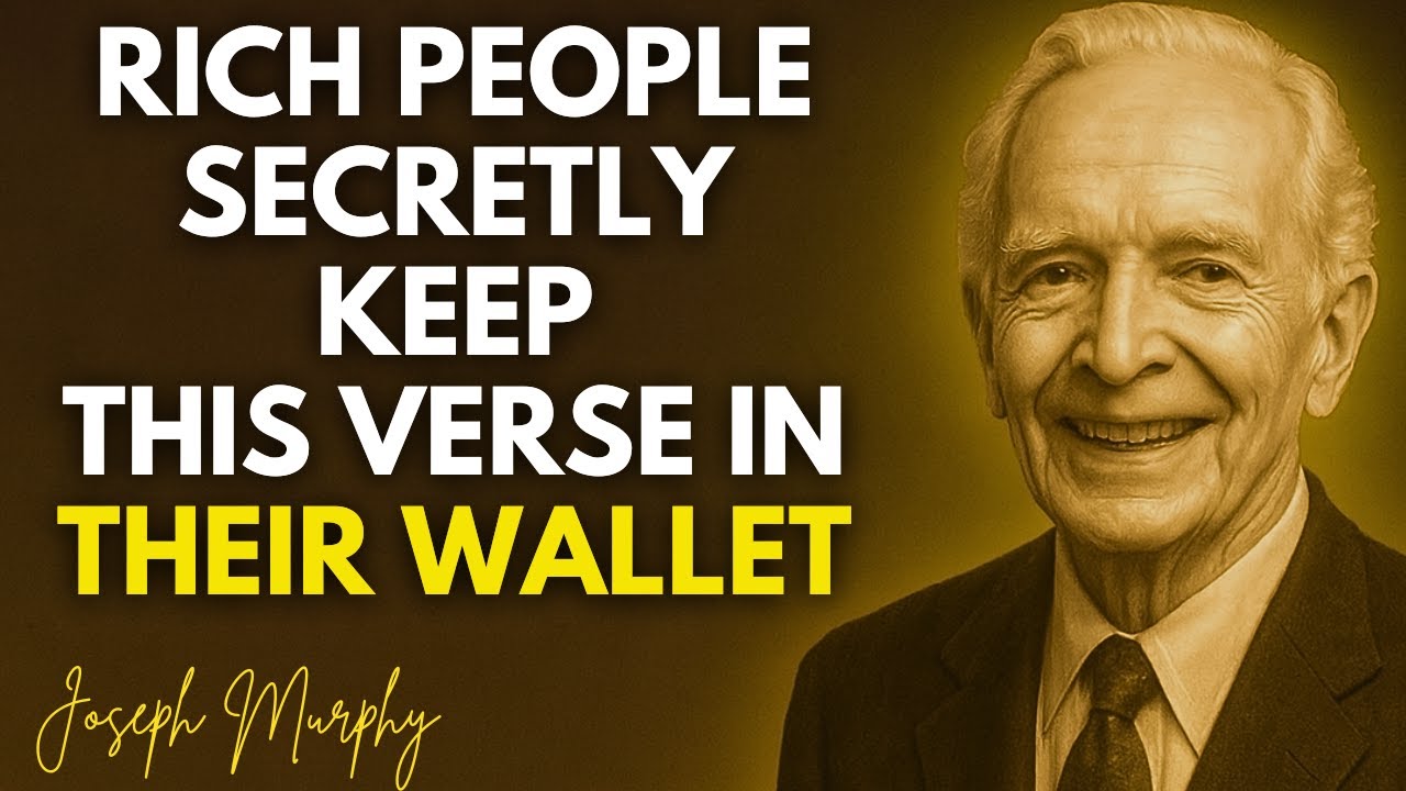 Put This Scripture in Your Wallet — What Happens Next Will Shock You  - Joseph Murphy
