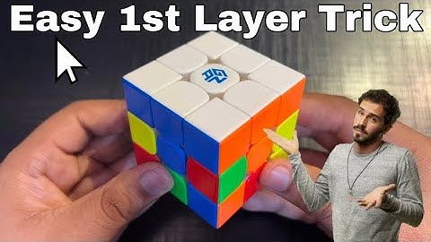 How to Solve 1st Layer of Rubik’s Cube [World’s Easiest Method] 