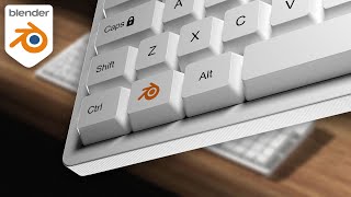 Keyboard in blender, Part 1: Keys modeling screenshot 4