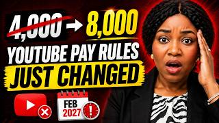 YouTube Just Made It TWICE As Hard to Get Paid Do THIS Before Feb 2027 ( Part 1)