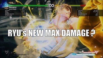 Street Fighter V (v1.03) - Ryu 542 Damage combo