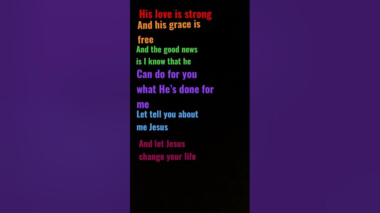 Song: My Jesus, by Anne Wilson