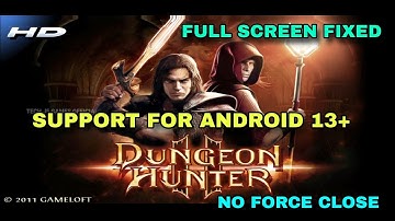 Dungeon Hunter 2 HD v1.0.0 Support Android 13+ Full Screen No Force Close Gameplay (60 FPS)