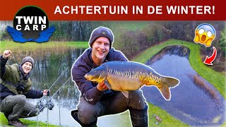 Karpervissen - SUCCES in de ACHTERTUIN!🥶