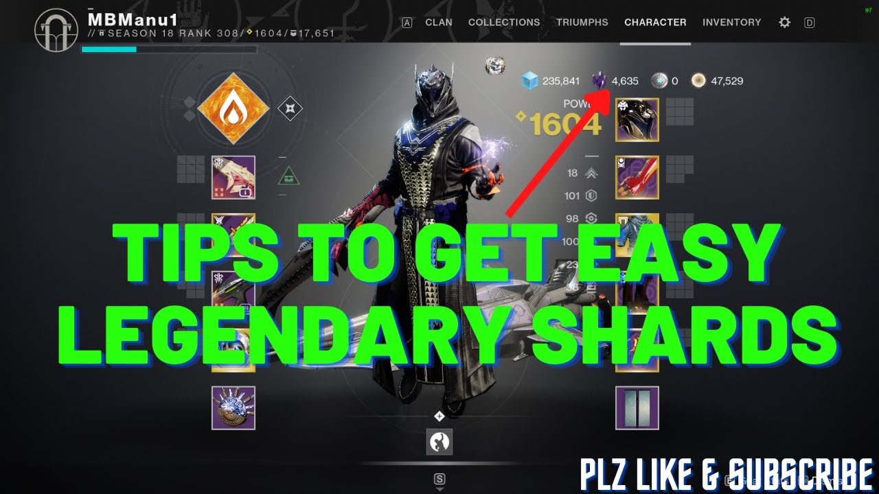 Destiny 2 - TIPS TO GET  EASY LEGENDARY SHARDS - FESTIVAL OF THE LOST - SEASON OF THE PLUNDER -SUB !
