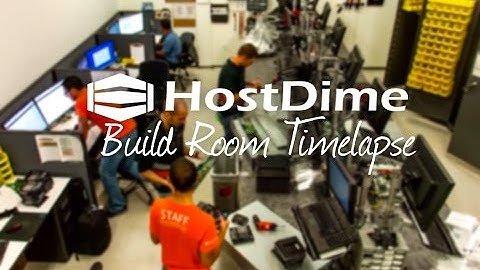 Bare Metal Server Build Timelapse