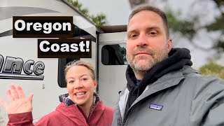 We survived a 24 hour STORM RVING on the Oregon Coast!