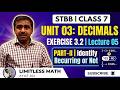 Class 7 Unit 03: Decimals | Exercise 3.2 (Part-II) | STBB | Lecture 05