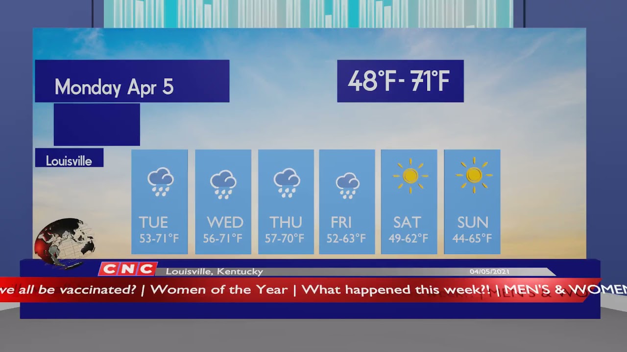 Weather Forecast Louisville, Kentucky Louisville weather Forecast and local news 04/05/2021