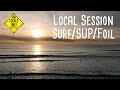 44 locals only  session surf sup surf foil  janvier 2024