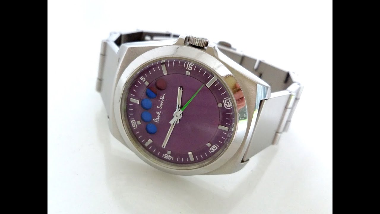 Paul Smith CITIZEN F335-T001572 Quartz Watch with Sweep Second