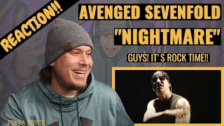 First Time Hearing AVENGED SEVENFOLD - NIGHTMARE | REACTION !! |  Is The Devil Rocking Out!?