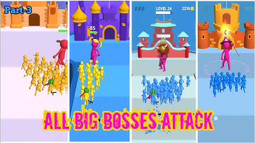 Join clash 3d noob vs pro vs Hacker || join clash 3d all bosses|Part-3