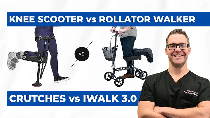 Crutches vs. Iwalk 3.0 vs Knee Scooter vs Rollator Walker [Reviews]
