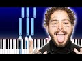 Post Malone - Hollywood's Bleeding (Piano Tutorial)