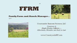 FFRM - EPISODE 2 - "Application Overview" - Family.Farm.and.Ranch.Manager - Farm Management Software screenshot 5