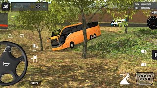 BUSSID Season 2 – Part 11 🔥 | Extreme Mountain Roads & Realistic Bus Driving🤯 screenshot 2