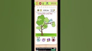 Birdie has overslept. Try shaking the tree brain test level 86 #braintest  #1million