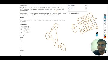 CSES- Shortest Route 1 ( Dijkstra) , Shortest Route 2 (Floyd Warshall )