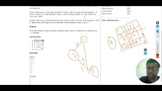 CSES- Shortest Route 1 ( Dijkstra) , Shortest Route 2 (Floyd Warshall )