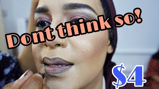 4 DOLLARS ONLY!!! I WENT TO THE CHEAPEST BEST REVIEWED MAKEUP ARTIST IN MY CITY| #saifabeauty