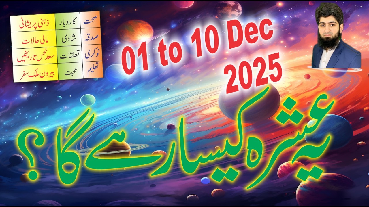 Horoscope 01–10 December 2025 | What’s Coming This Week? | Abdul Hai ...