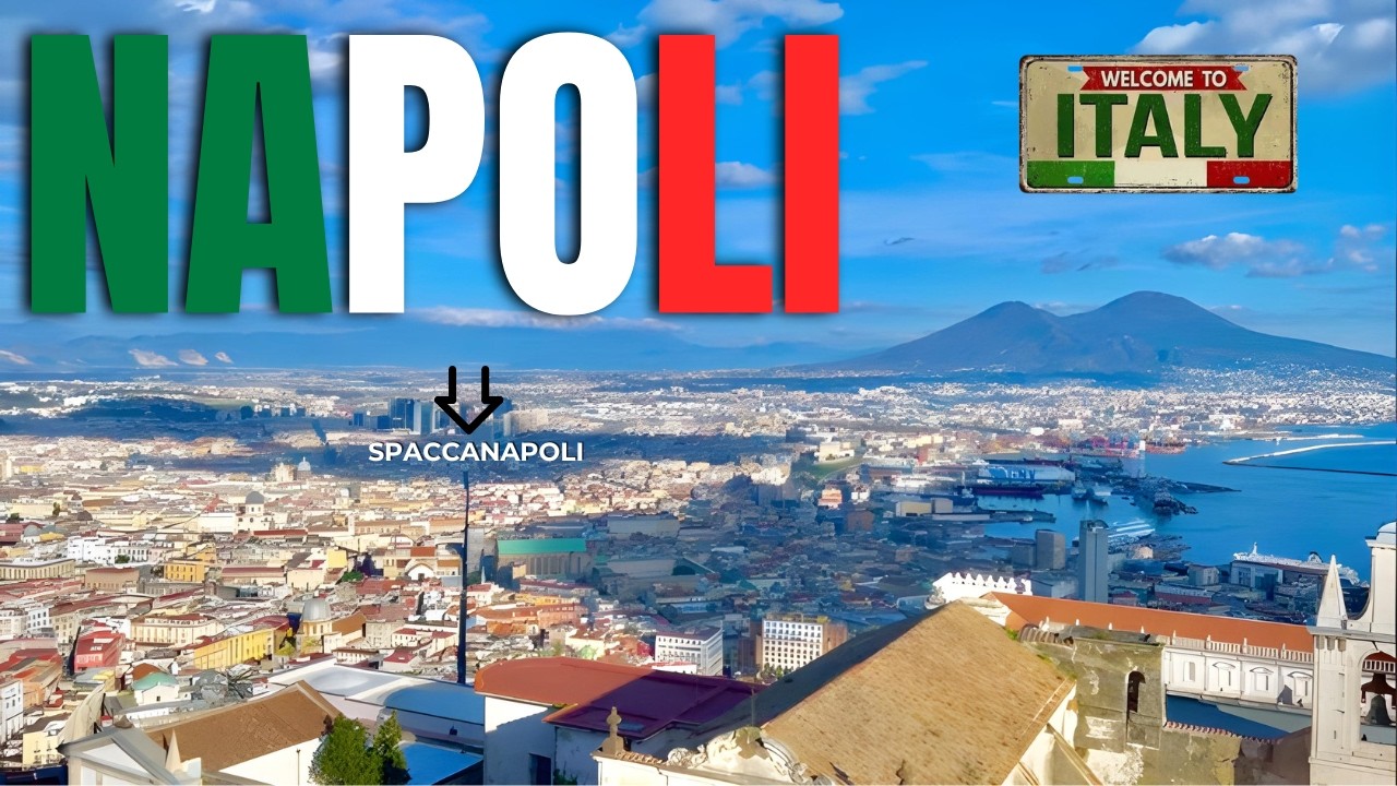 Naples Italy 4k virtual walking tour | Castel Sant'Elmo & San Martino Best View points of Napoli