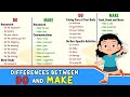 Understanding 'Do' and 'Make'