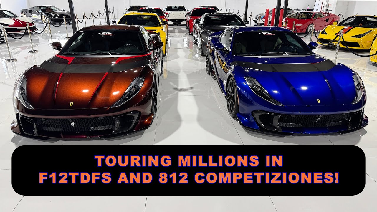 МИЛЛИОНЫ ТУРИЗМА НА FERRARI F12TDFS И 812 COMPETIZIONES!