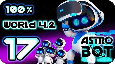Astro Bot: Rescue Mission Walkthrough Part 17 | 100% (PS4 PSVR) World 4-2 : Neon Nightride
