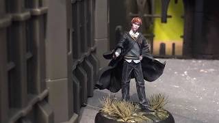 Painting Ron from Harry Potter miniatures game