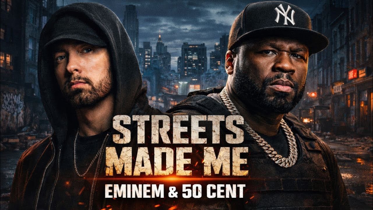 Eminem & 50 Cent- Streets Made Me (Official Lyrics Video)
