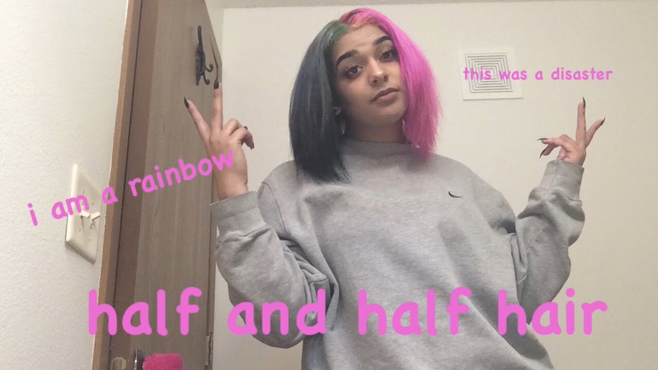 HALF AND HALF HAIR FAIL || ethnic hair 2c/3a || beauty