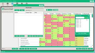 Keyword Optimizer Pro 3   How to use the data filters