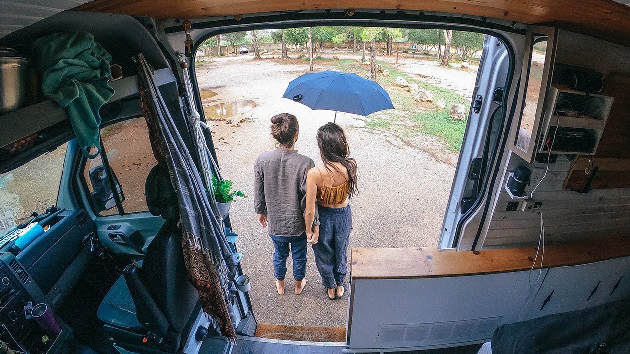 Island Van Life rainy days in our tiny house 🌧 YouTube