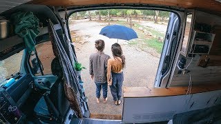 Island Van Life | rainy days in our tiny house