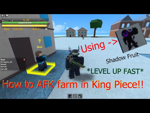 Kage Kage no mi  Shadow Fruit King Legacy showcase - Trái điều khiển bóng  Siêu cấp Farm Level up 