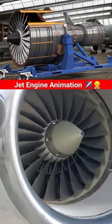 Jet engine animation video ️👷‍♂️ #engineering #mechanical #animation # ...