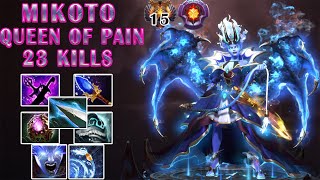 Mikoto [Queen Of Pain] Toxic Aghanim's Build 23 Kills - Dota 2 Pro Highlights