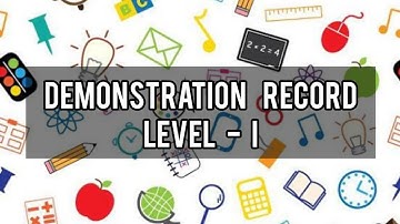 B.Ed., || Mathematics - DEMONSTRATION RECORD 1 || Supine Videos