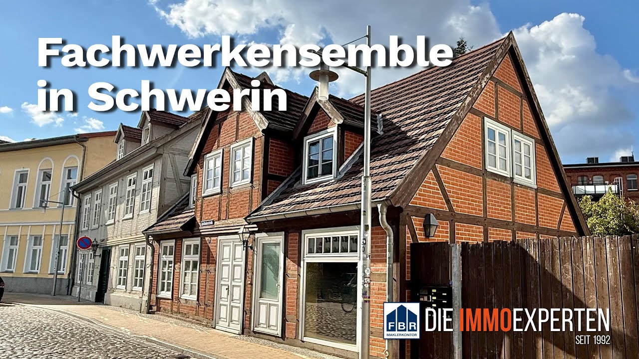 Schwerin | Denkmalgeschütztes Fachwerkensemble in Toplage der Schelfstadt