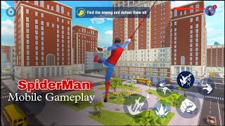 SPIDERMAN :- MOBILE GAME // SPIDERMAN GAME // AXOMOHIT YT // SUPERHEROS GAME