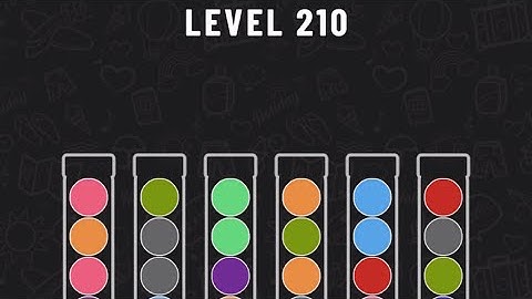 Ball Sort Puzzle Level 210 #ballsortpuzzle #ballsortpuzzlegameplay #puzzlegame #mobilegames