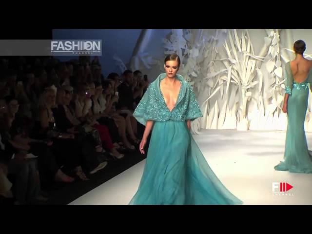 ABED MAHFOUZ Autumn Winter 2013 2014 Haute Couture Rome HD by Fashion Channel class=