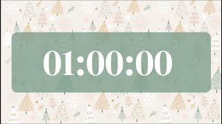 1 Hour Christmas Countdown Timer 🎄 | Cozy Winter Study Timer | Silent + End Chime | Holiday Focus screenshot 2