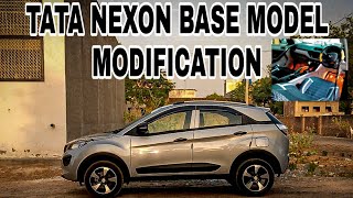 TATA NEXON MODIFICATION Rs.-60,000 TOP MODEL ALLOYS + DELETE WHITE ELEMENT @carMuters