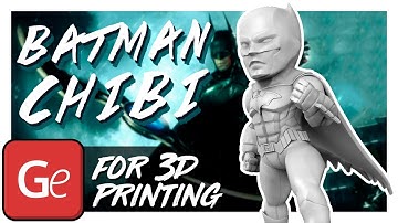 Chibi Batman 3D Miniature | Assembly by Gambody