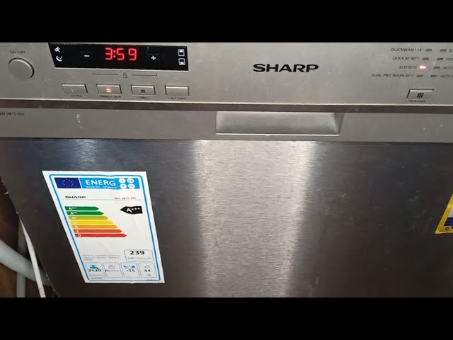 ضبط عسر الماء و درجة الملمع في غسالة اطباق شارب | Somaya home - YouTube